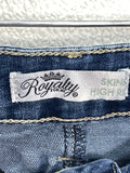 Royalty for Me Denim Blue Jeans Skinny High Rise Ladies 10
