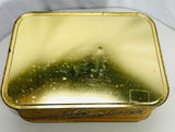 VINTAGE Tin Box FANCY CAKES and BREADS Large Tin Brown Typical Age Rusting