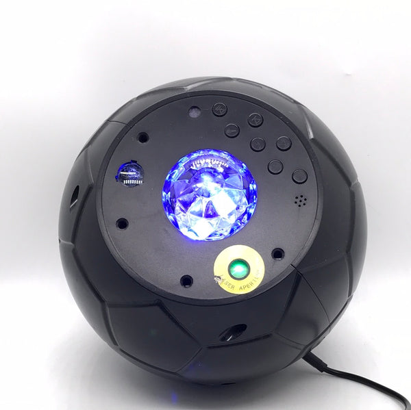 TESTED Lupantte Soccer Bluetooth Speaker with Starry Projector NO REMOTE OR STAND