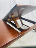 Wooden Lap/Table Top Desk with Adjustable Surface & Side Drawer SHOWS WEAR