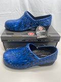NIB! Easy Works by Easy Street Kris Navy Ripple Clogs Ladies 10
