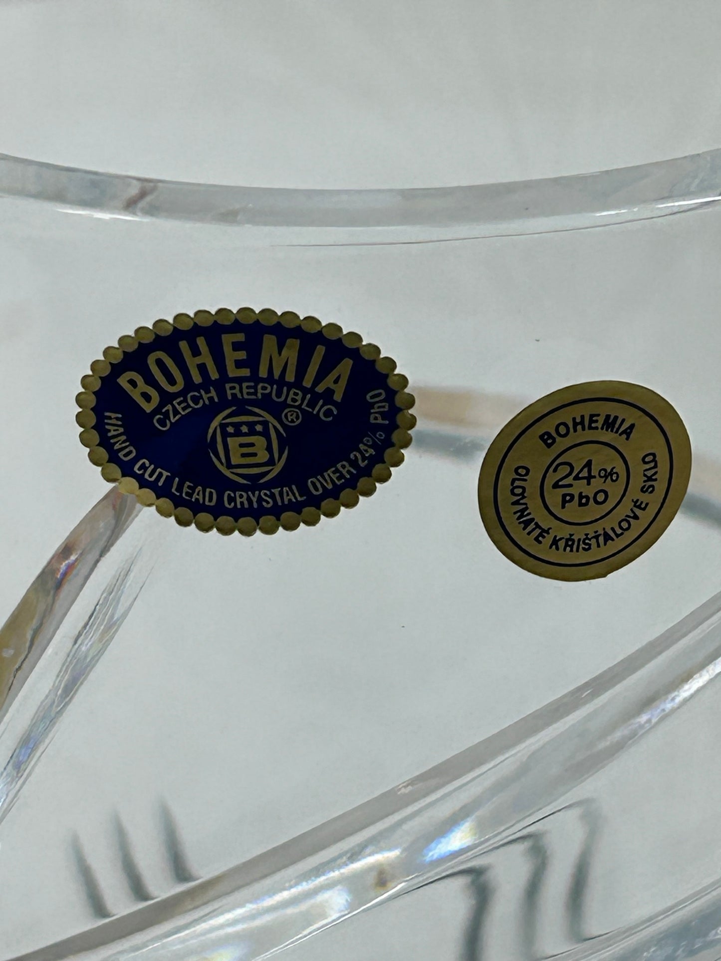 Bohemia Crystal Vase Vaza 6"