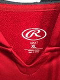 Rawlings Pro Baseball Hoodie Red Adult XL