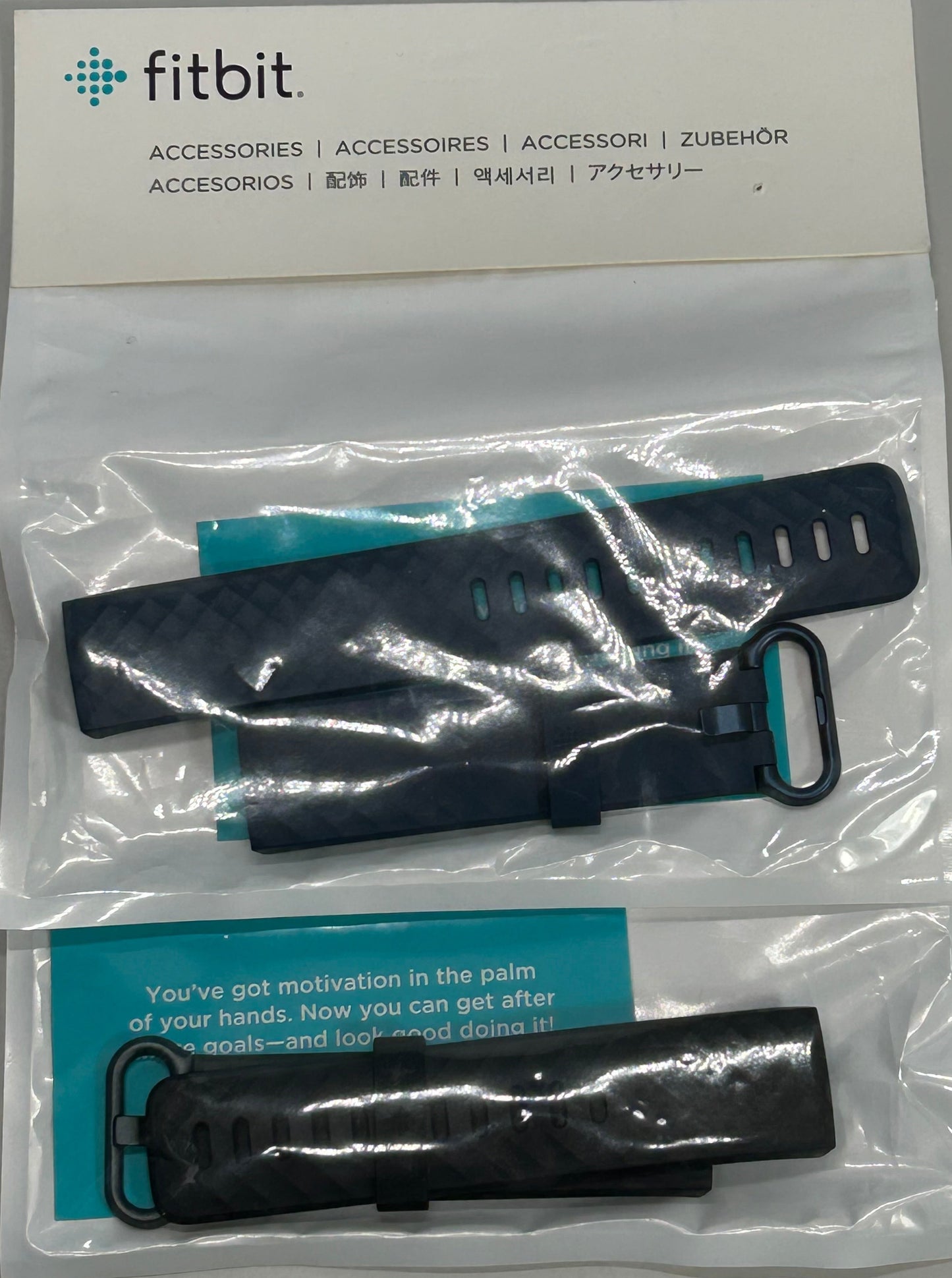 NEW! Fitbit Charge 3 / 4 Watch Band 2 PACK NIP Blue/Black