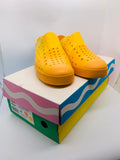 NEW! Native X Crayola Jefferson Block Sunny Side Up Yellow Shoes Girls J3