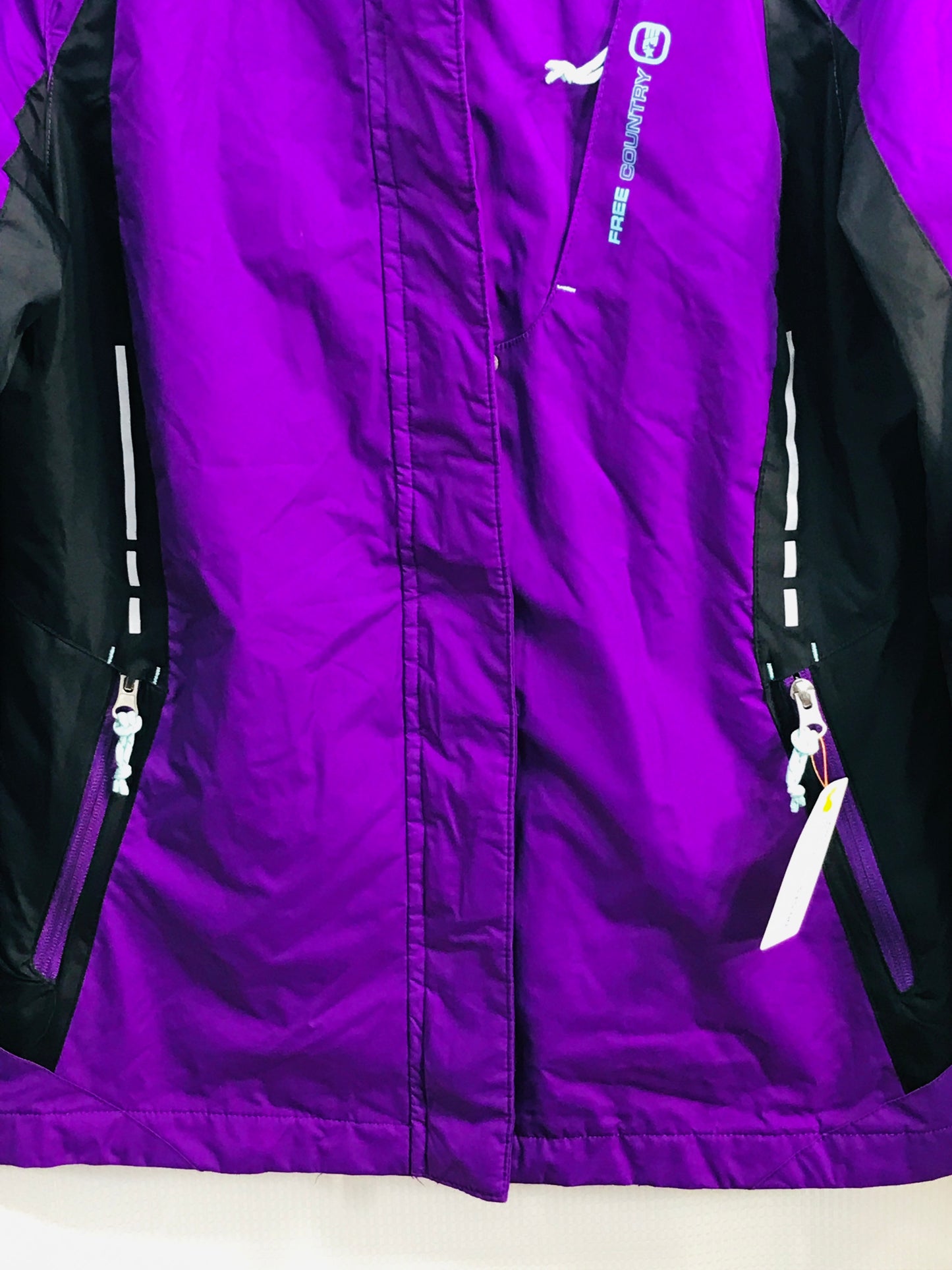 Free Country Winter Ski Coat Purple Black w/Removable Liner Ladies S
#1014