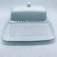 Better Homes & Gardens White Porcelain Covered Butter Dish