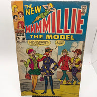 Comic Book: MARVEL COMICS 1968 The New Millie The Model 4 Book Set #156, 165, 167, 175  WORN