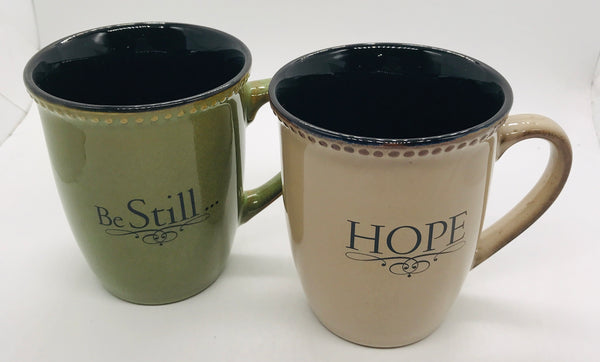 Christian Art Gifts 2 PC Mug Set