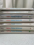 Vintage Let's Discover Talking Picture Dictionary Tapes with Books COMPLETE