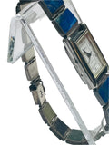 Sterling Silver 950 VINTAGE Watch Band with Lapis Lazuli