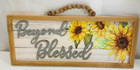 Hobby Lobby "Beyond Blessed" Wall Art 18" x 7"