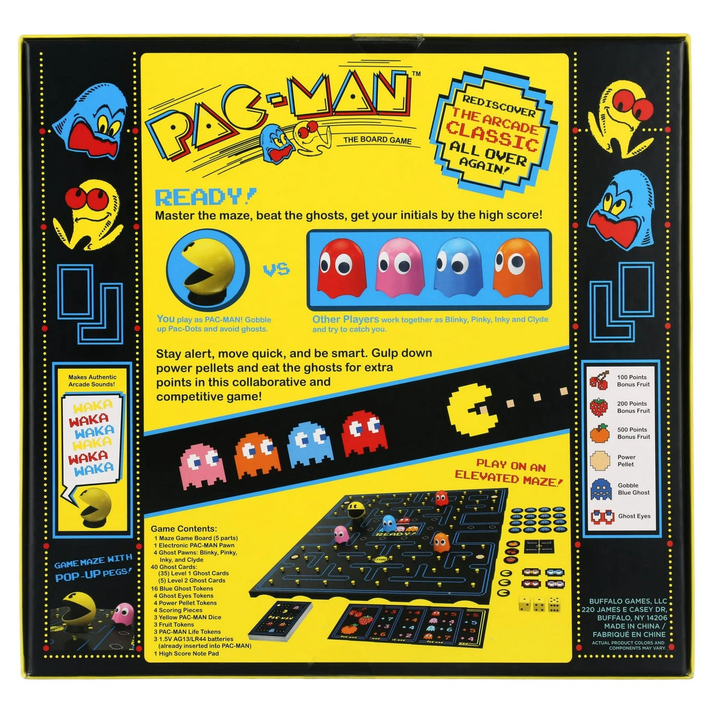 EUC Buffalo Games Pac-Man the Board Game