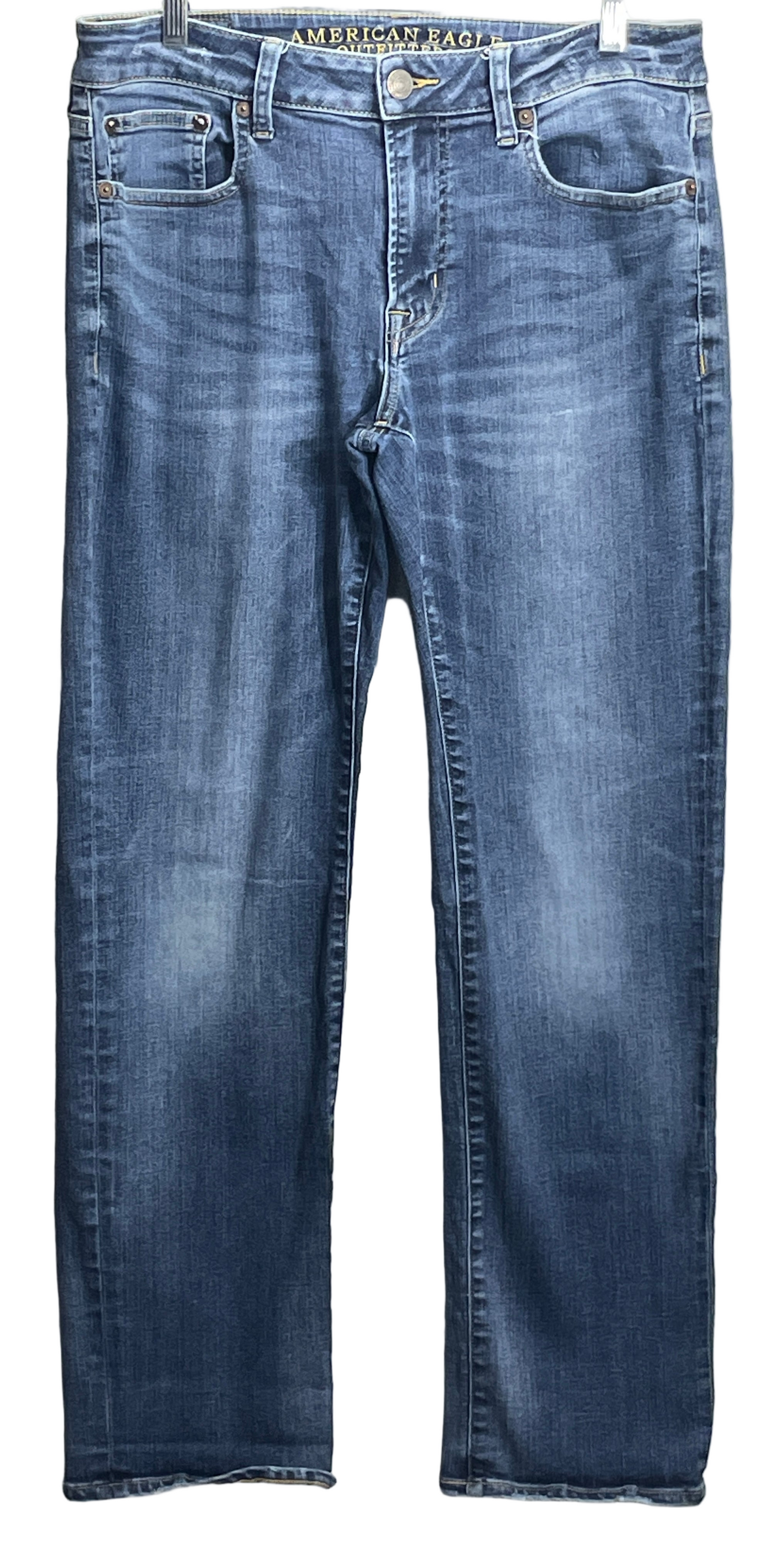 American Eagle Outfitters Blue Jeans Denim Extreme Flex Straight Leg Mens US 30 x 32