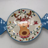 Temp-tations 3 Pcs. Reindeer Plate, Salt & Pepper Shakers Set SO  CUTE!