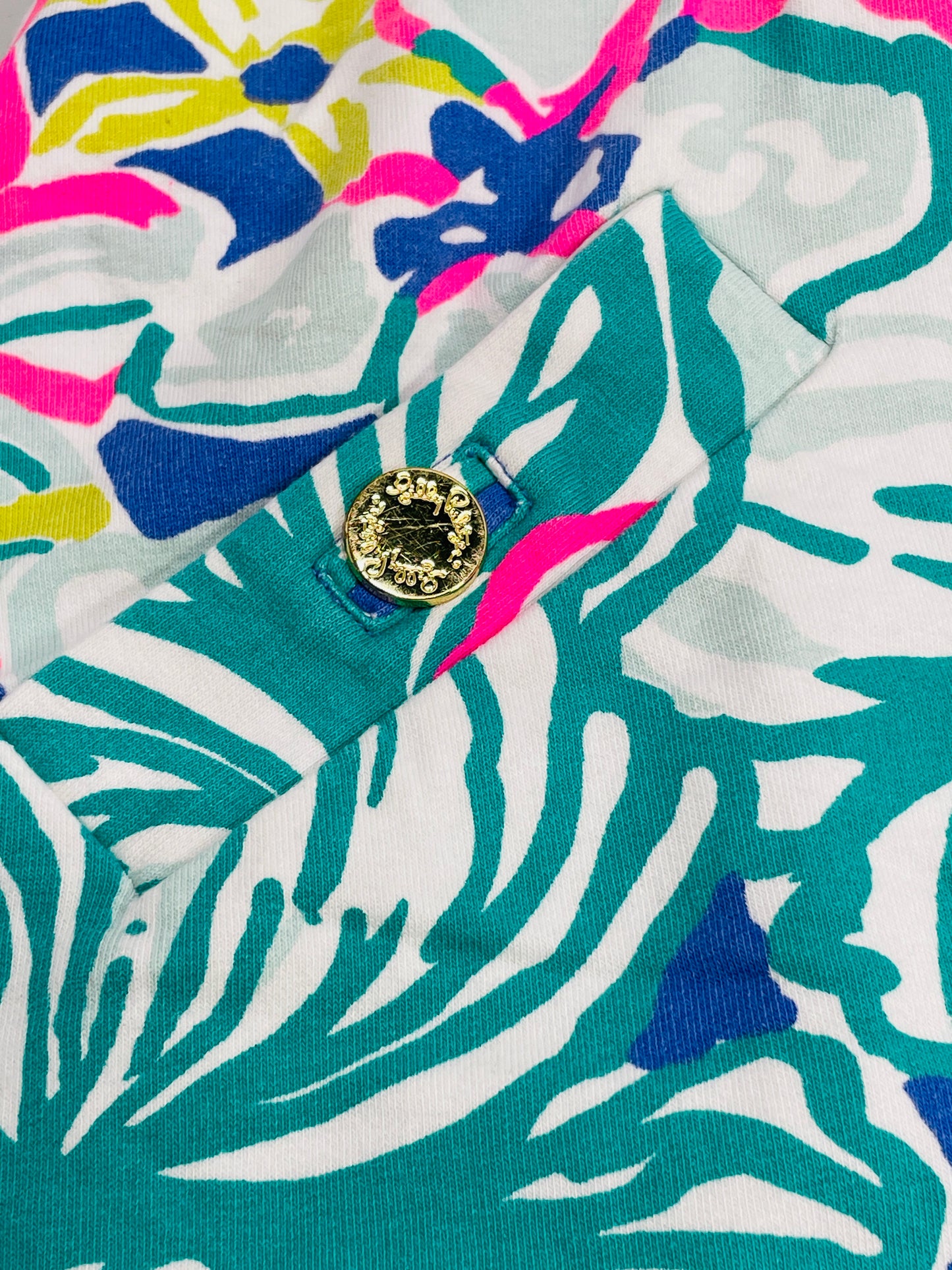 Lilly Pulitzer Skort Blue & Pink Florals Ladies Small