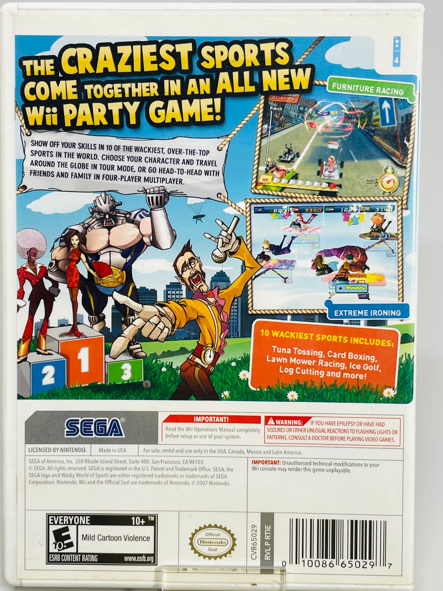 Nintendo Wii Game: Wacky World of Sports