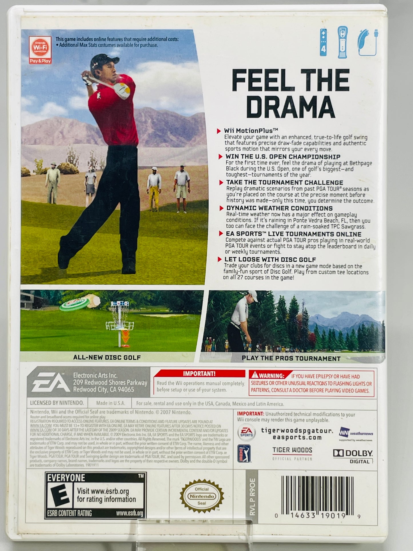 Nintendo Wii Game: Tiger Woods PGA Tour 10