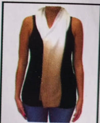 NWT! Cruise Club Multi Functional Poncho/Wrap/Sweater Hombre Ivory to Brown