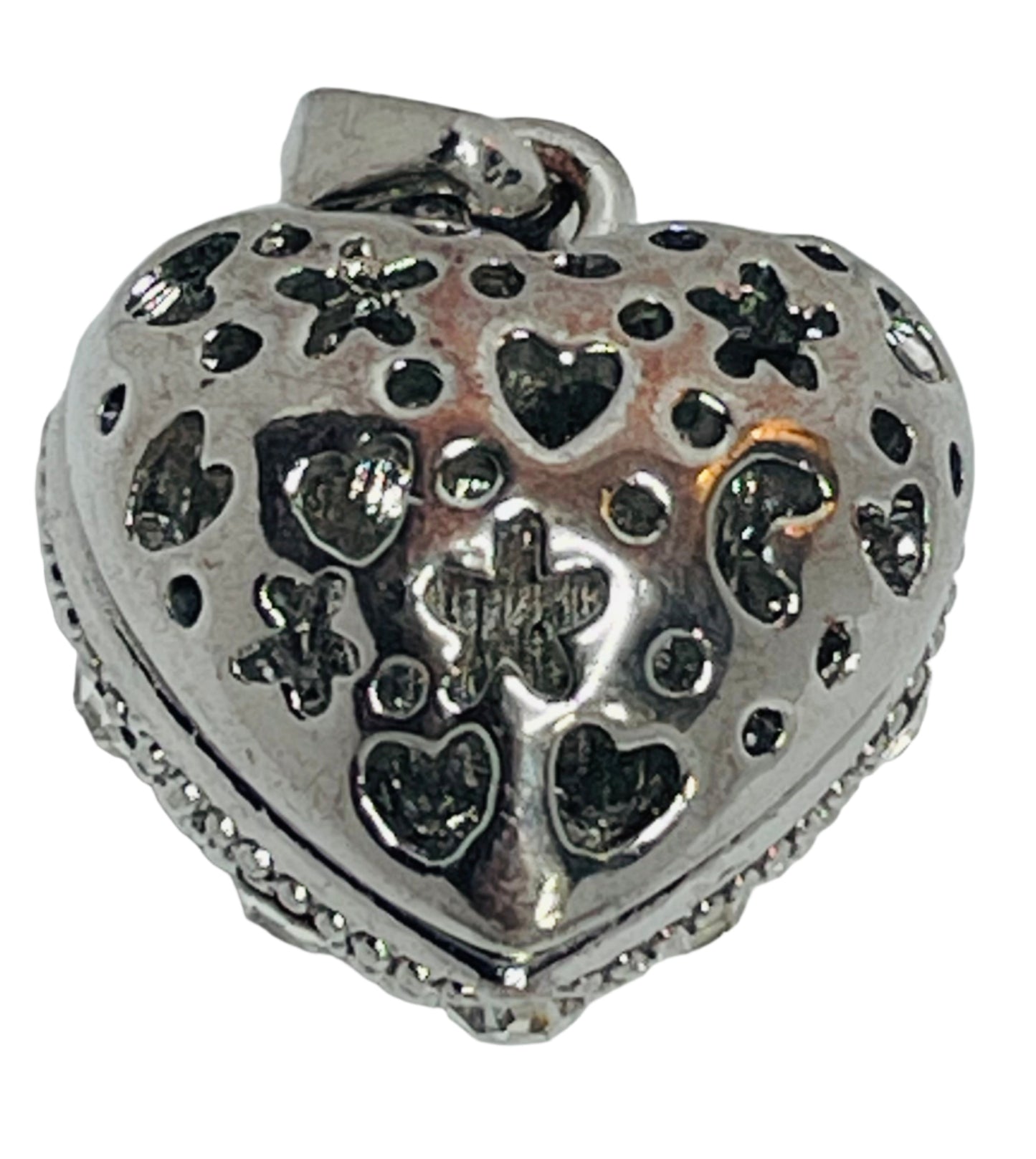 Pandora Charm Sterling Silver 925 3D Puff Heart