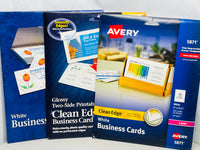 Large LOT Ink/Laserjet Printer Paper Specialy Papers: Labels, Business Cards +