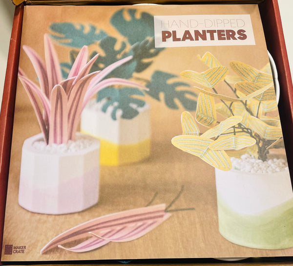 NEW! KiwiCo COMPLETE Hand Dipped Planters Kit How to make your own Planters