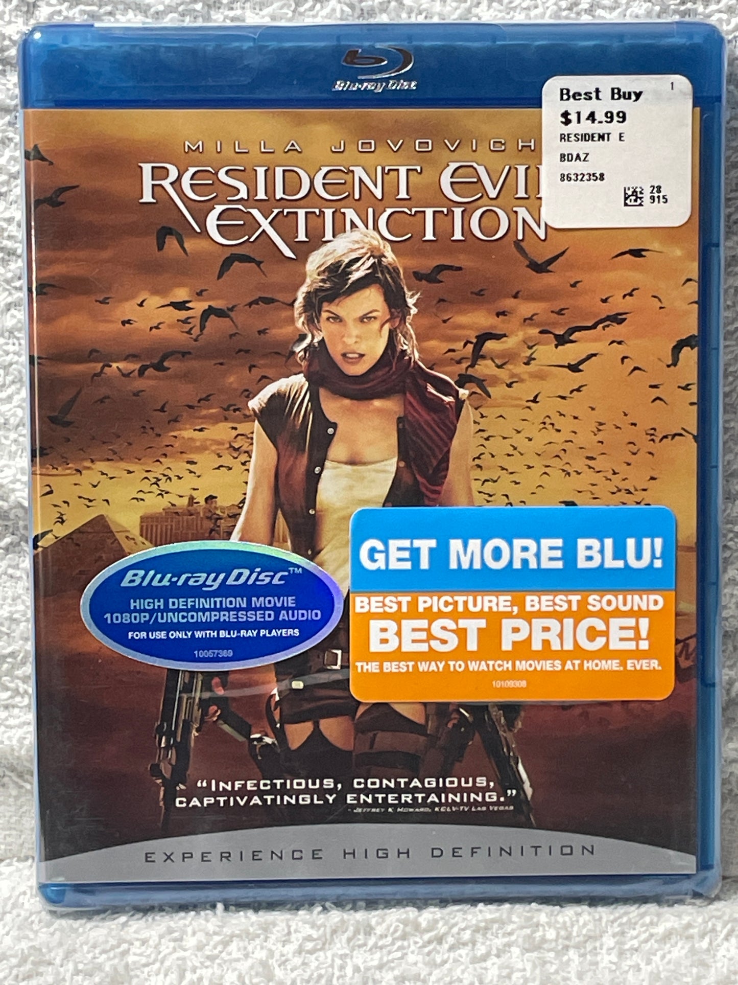 Resident Evil Extenction Blu-ray