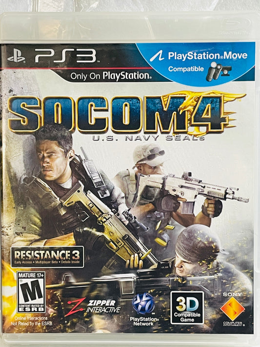 PS3 Game SOCOM 4 US Navy Seals
