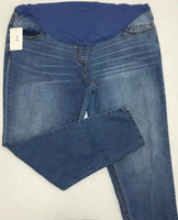 Time and True Maternity Blue Jean Ladies L