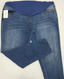 Time and True Maternity Blue Jean Ladies L