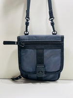 Eddie Bauer Crossbody Bag Canvas GRAY Mini Messenger Bag Travel Companion 7"