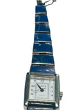 Sterling Silver 950 VINTAGE Watch Band with Lapis Lazuli