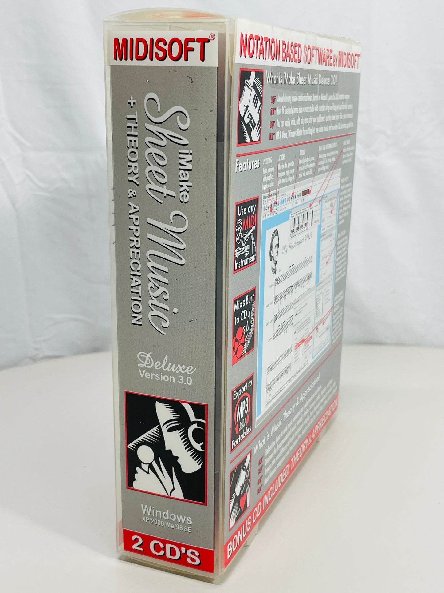 NEW 2004 Midisoft Music Technology iMake Sheet Music Deluxe 3.0