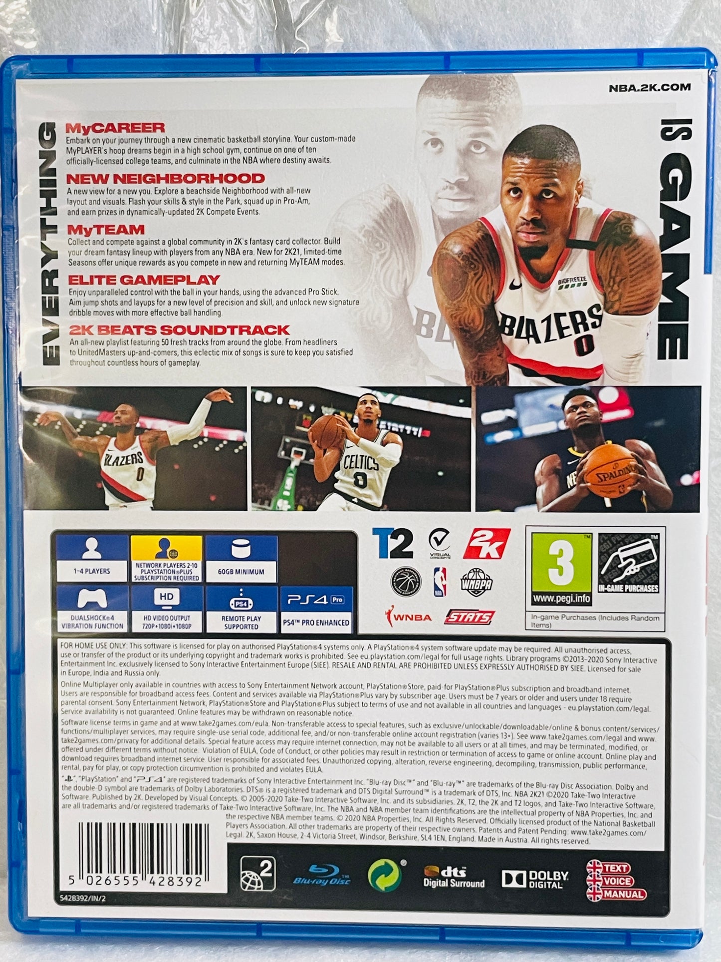 PS4 Game NBA 2K21