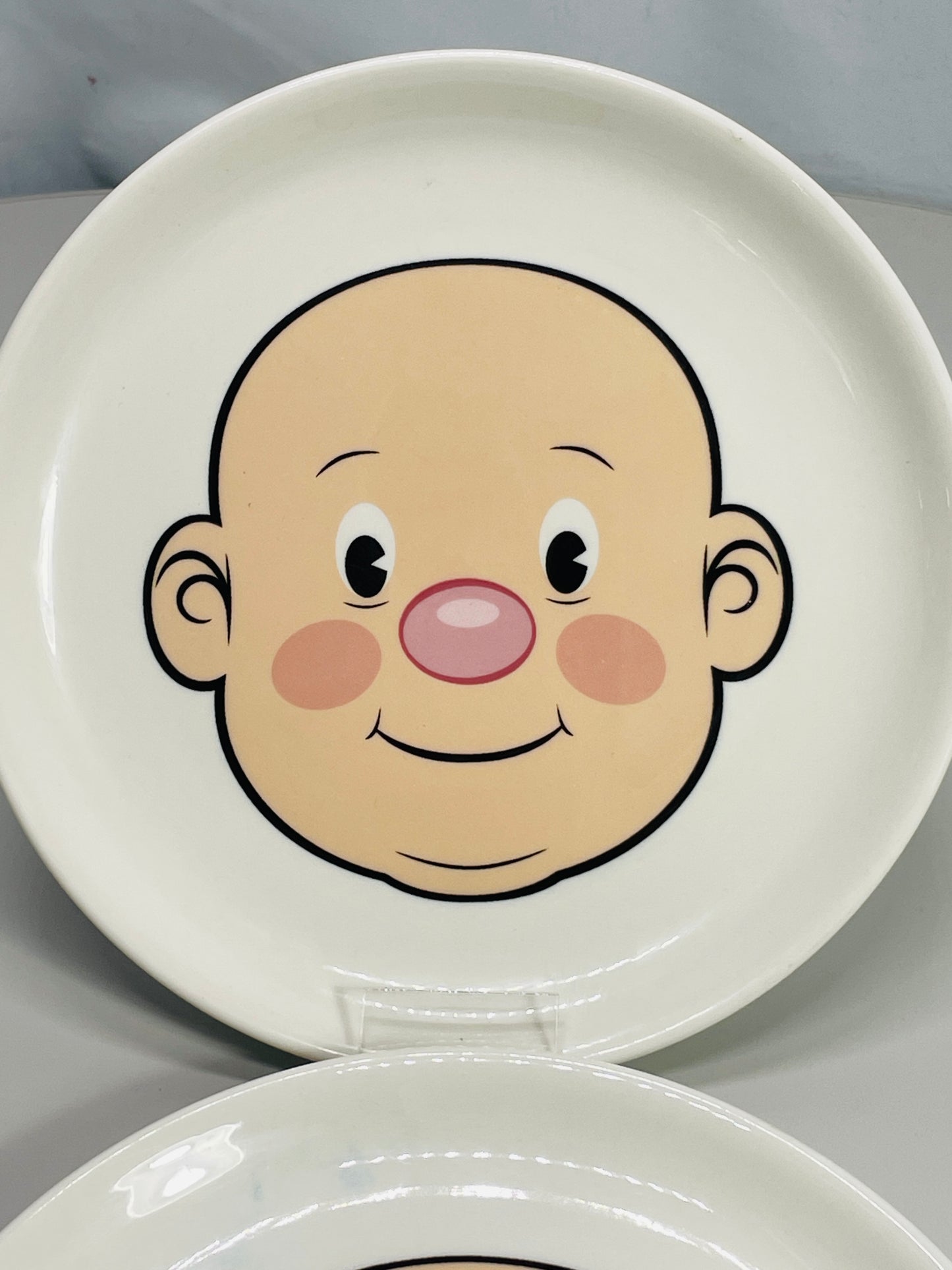 Vintage Fred & Friends Plays With His Food Childs Dinner Plates Set Of 2