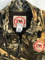 Final Approach Vest Mossy Oak Camo Fleece with Pockets Mens L