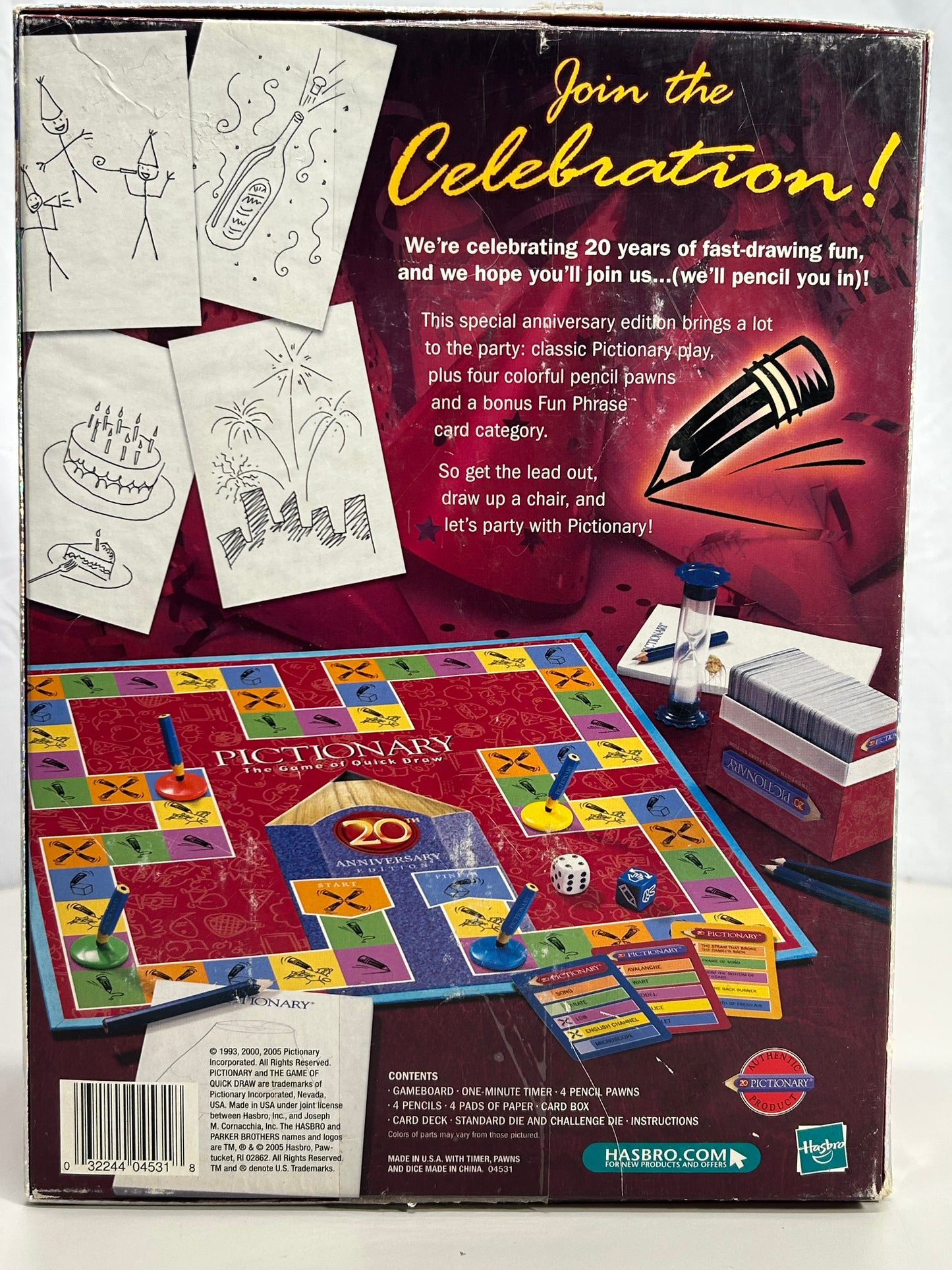2005 Hasbro Pictionary MISSING TIMER
