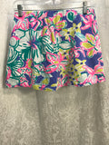 Lilly Pulitzer Colorful Floral Skort Ladies S