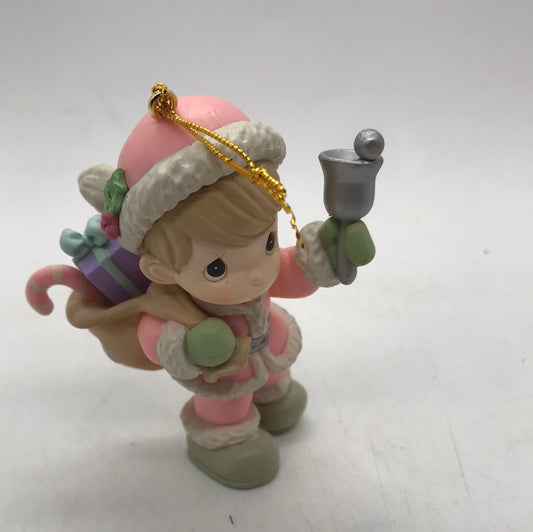 Precious Moments Boy as Santa Claus 1995 Christmas Ornament Home for Holidays