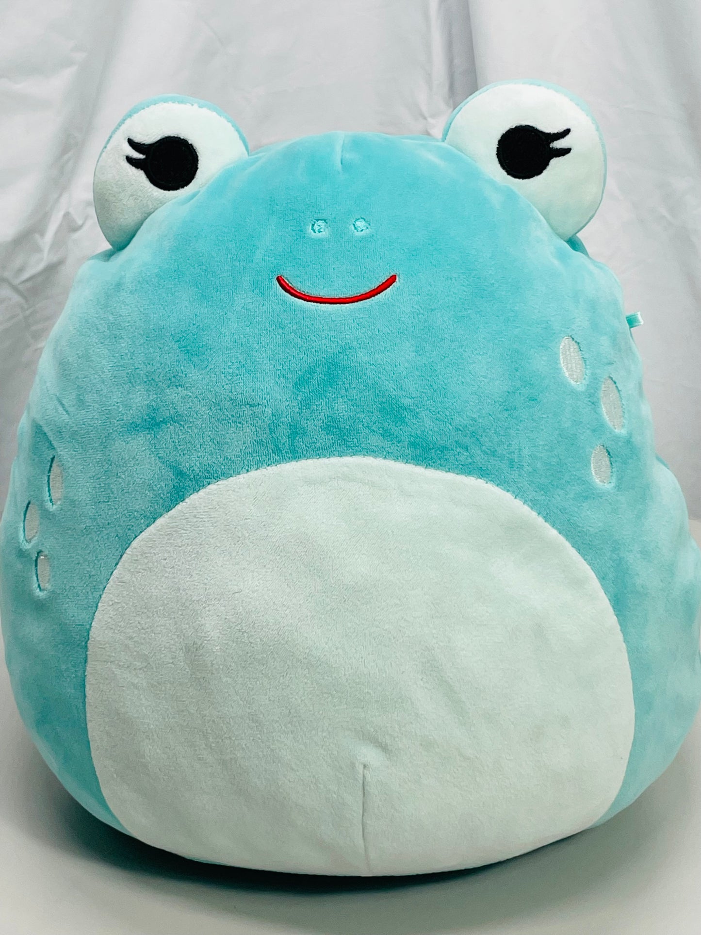 Squishmallows 12" Novi Teal Frog LT WEAR Freshly Laundered