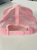 American Eagle Carebears Trucker Hat Ball Cap Pink Corduroy Snap Back One Size Lt Wear