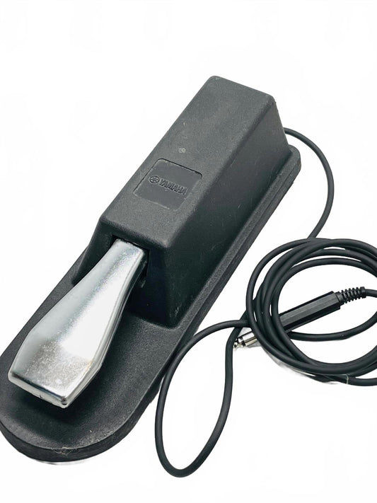 UNTESTED Yamaha Piano Sustain Foot Pedal Black Silver Foot Pedal for Keyboard