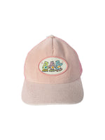 American Eagle Carebears Trucker Hat Ball Cap Pink Corduroy Snap Back One Size Lt Wear