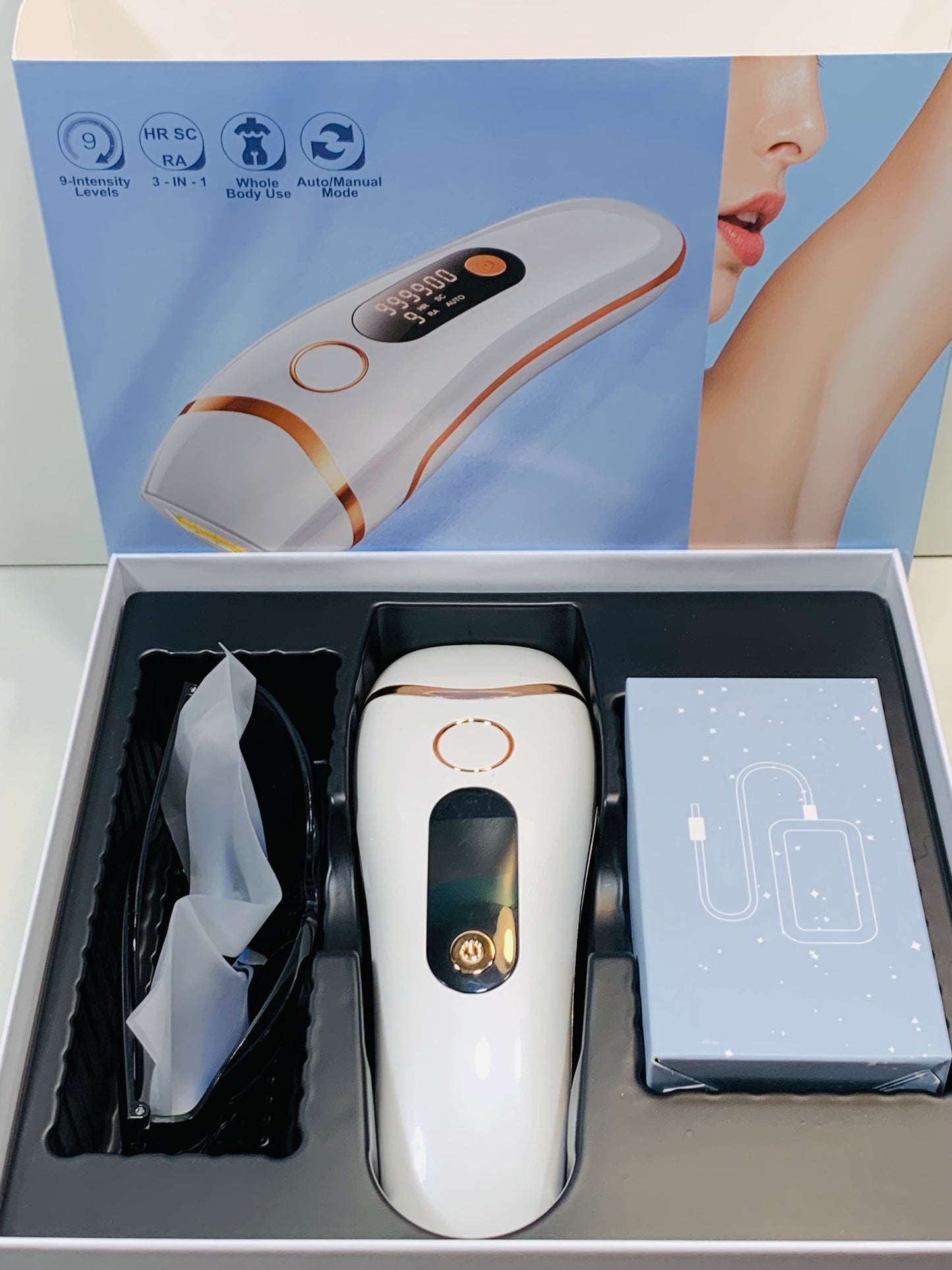 EUC Lt Use IPL Hair Removal 9 Intensity Levels