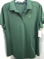 PINEHURST Golf Short Sleeve Polo "STAFF" Embroidered Sleeve Green Ladies L