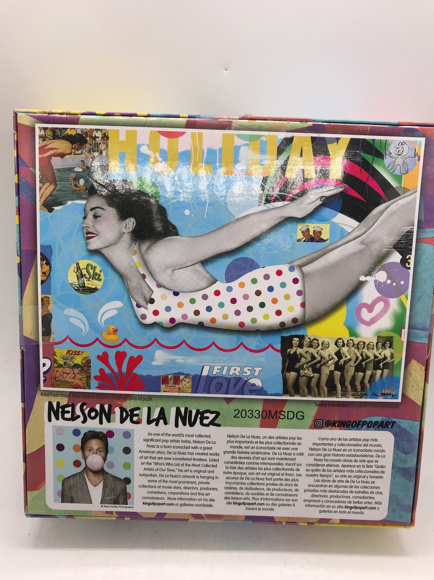 Nelson De La Nuez UNCOUNTED King Pop Art Madonna Puzzle 1000 pcs