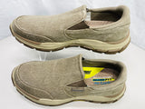 EUC Skechers Slip Ins Arch Fit Motley Denim Tan/Taupe Mens 13 EUC w/ Box
