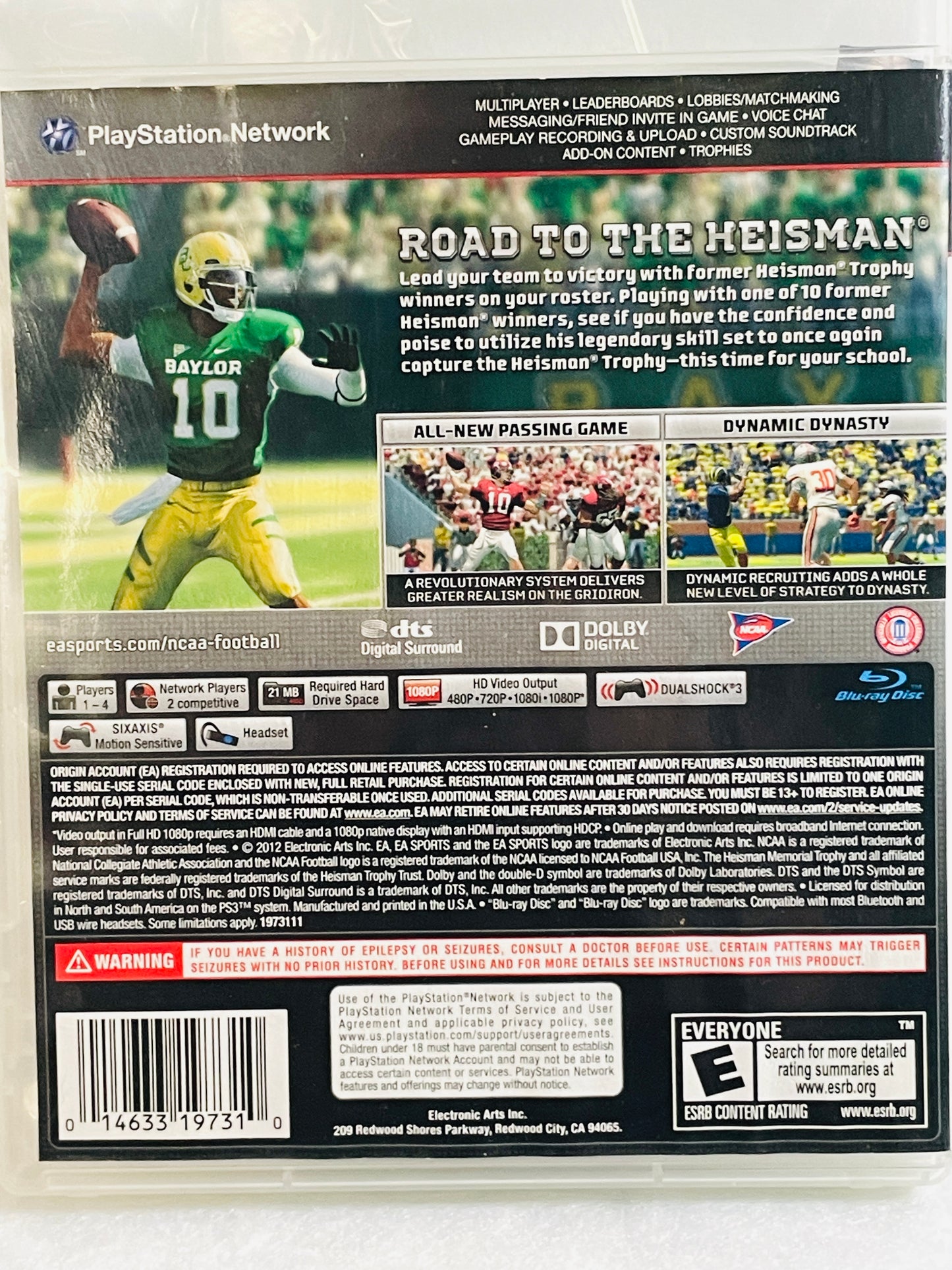 PS3 Game NCAA Football 13