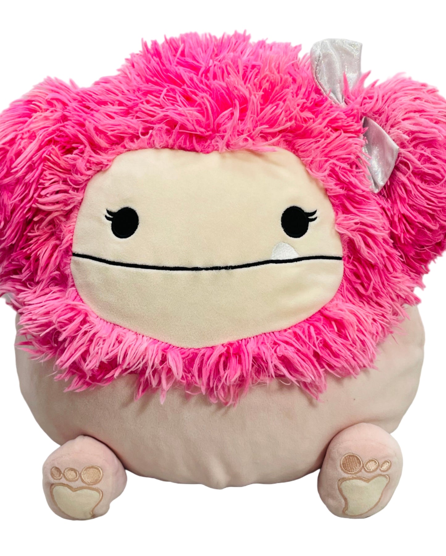 Squishmallows 14" Caparinne Pink Bigfoot LT WEAR Freshly Laundered
