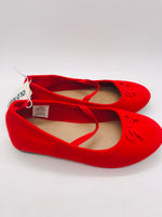 Old Navy NWT Red Ballet Flat SHoes Girls 11